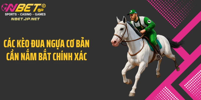 Các kèo đua ngựa cơ bản cần nắm bắt chính xác